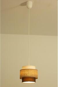 Brilagi - Lustr na lanku RESNA 1xE27/60W/230V pr. 20 cm béžová/černá