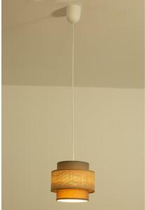 Brilagi - Lustr na lanku RESNA 1xE27/60W/230V pr. 20 cm hnědá/béžová