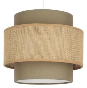 Brilagi - Lustr na lanku RESNA 1xE27/60W/230V pr. 20 cm hnědá/béžová