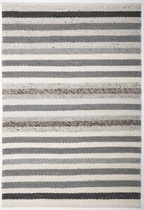 Diamond Carpets koberce Ručně vázaný kusový koberec MCK Strop DE 2263 Pastel Brown Mix - 200x290 cm
