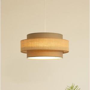 Brilagi - Lustr na lanku RESNA 1xE27/60W/230V pr. 40 cm hnědá/béžová