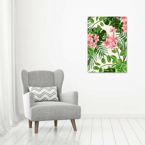 Vertikální Foto obraz skleněný svislý Havajské květiny osv-80836231