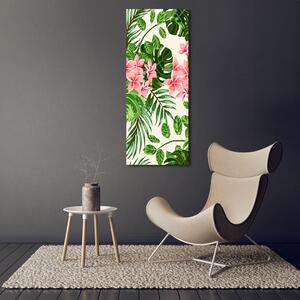 Vertikální Foto obraz na plátně Havajské květiny ocv-80836231