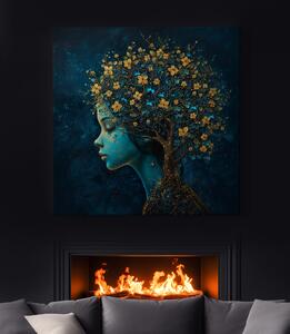 Obraz na plátně - Strom života Snící Astrael FeelHappy.cz Velikost obrazu: 40 x 40 cm