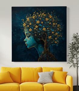 Obraz na plátně - Strom života Snící Astrael FeelHappy.cz Velikost obrazu: 40 x 40 cm