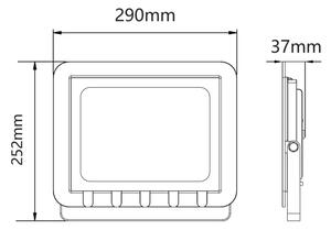 LED Venkovní reflektor LED/100W/230V 6500K IP65