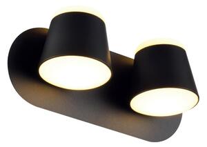 ACA Lighting nástěnné svítidlo LUCIDO LED 16W 3000K 1280lm černý kov 27x12x11cm V83LEDW27BK