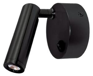 ACA Lighting LED nástěnné svítidlo INYOKA2 3W matná černá nastavitelné 50st 210lm 4000K 230V SF151AMB