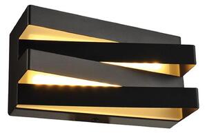 ACA Lighting nástěnné svítidlo MILANO LED 12W 3000K 960lm černý kov 20x11x9cm V80LEDW20BK