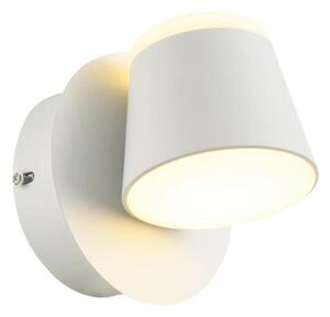 ACA Lighting nástěnné svítidlo LUCIDO LED 8W 3000K 640lm bílý kov 12x12x13cm V83LEDW13WH