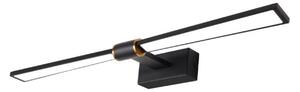 ACA Lighting nástěnné svítidlo PAPIGION LED 12W 780lm 3000K černá hliník 610mm PN1403LEDW61BK