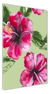 Vertikální Foto obraz skleněný svislý Havajské květiny osv-81980078