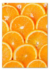 Vertikální Fotoobraz na skle Pomerančové plátky osv-82047146
