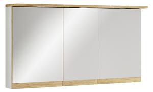 ZRCADLOVÁ SKŘÍŇKA, bílá, medový dub, bílá, medový dub, 110/59/23 cm MID.YOU - Koupelnové série, Online Only