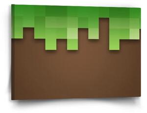 Sablio Obraz Green Blocks - 60x40 cm