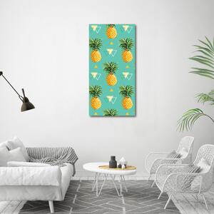 Vertikální Moderní obraz canvas na rámu Ananasy ocv-82700276