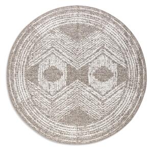 ELLE Decoration koberce Kusový koberec Gemini 106031 Linen kruh z kolekce Elle – na ven i na doma - 200x200 (průměr) kruh cm