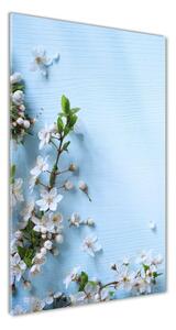 Vertikální Foto obraz sklo tvrzené Květy višně osv-82769762