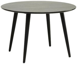 JÍDELNÍ STŮL, akácie, černá, 115/115/76 cm MID.YOU - Jídelní stoly, Online Only