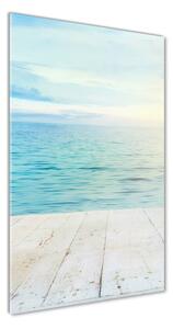 Vertikální Foto obraz skleněný svislý Tropická pláž osv-83365745
