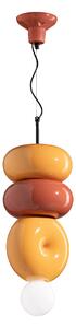 Ferroluce Závěsné svítidlo BUMBUM, v. 50 cm, 1xE27 Barva: Oranžovo-žlutá