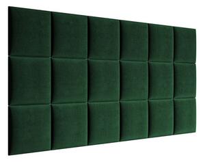Čalouněný nástěnný panel 30x30 PAG - zelená