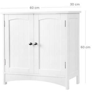Koupelnová skříňka pod umyvadlo bílá 60×30×60 cm