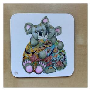 Tácek pod sklenici Koala Bears 9x9, The DM Collection UK