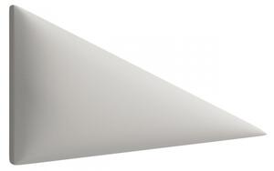Čalouněný nástěnný panel ABRANTES 1 - levý trojúhelník, bílá ekokůže
