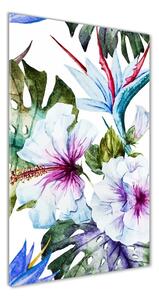 Vertikální Foto obraz skleněný svislý Havajské květiny osv-83808650