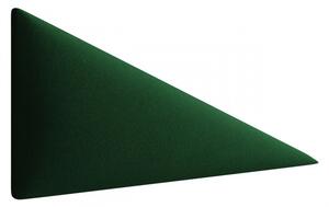 Čalouněný nástěnný panel ABRANTES 1 - levý trojúhelník, tmavý zelený