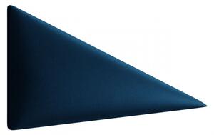 Čalouněný nástěnný panel ABRANTES 1 - levý trojúhelník, tmavý modrý