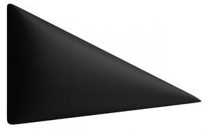 Čalouněný nástěnný panel ABRANTES 1 - levý trojúhelník, černá ekokůže