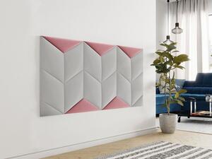 Čalouněný nástěnný panel ABRANTES 2 - růžový