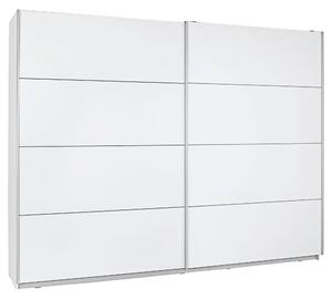 SKŘÍŇ S POSUVNÝMI DVEŘMI, bílá, 270/210/61 cm Ti'me - Šatní skříně