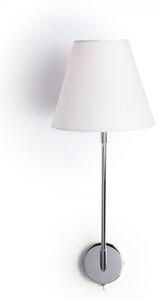 SILENCE nástěnná bílá chrom 230V E27 42W - RED - DESIGN RENDL