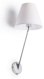 SILENCE nástěnná bílá chrom 230V E27 42W - RED - DESIGN RENDL