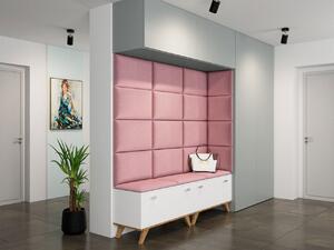 Čalouněný nástěnný panel 50x30 PAG - růžový