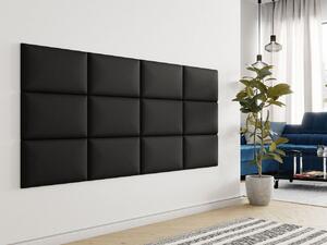 Čalouněný nástěnný panel 50x30 PAG - černá ekokůže