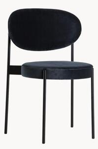 Sametová polstrovaná židle Series 430