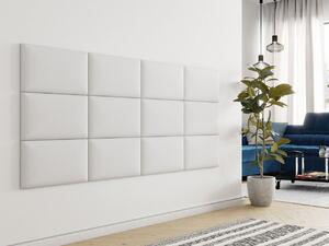 Čalouněný nástěnný panel 50x30 PAG - bílá ekokůže