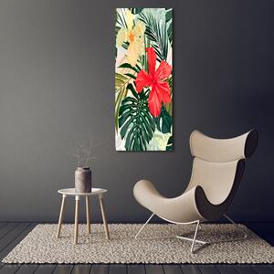 Vertikální Foto obraz skleněný svislý Havajské květiny osv-84089036