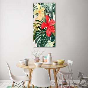 Vertikální Foto obraz skleněný svislý Havajské květiny osv-84089036