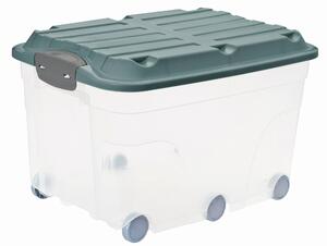 BOX S VÍKEM 57 l l Rotho - Stohovatelné boxy