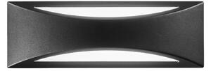 FAN LED-W-WEISS-NER Venkovní nástěnné svítidlo LED WEISS hliník černá 16W 1800LM CCT IP54 35x12x11,3 cm - FANEUROPE