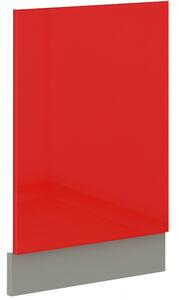 Dvířka pro vestavnou myčku ULLERIKE - 570x446 cm, červená / šedá