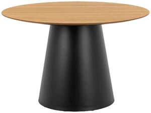 JÍDELNÍ STŮL, dub, vícebarevná, černá, barvy dubu, 120/120/75 cm MID.YOU, Online Only