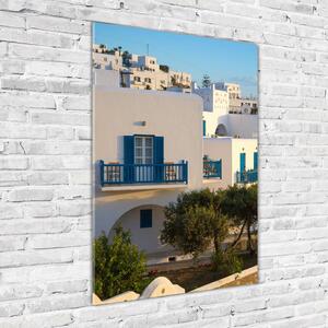Vertikální Foto obraz fotografie na skle Mykonos Řecko osv-84844001