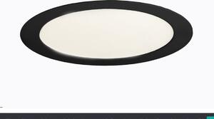 KHL K51702.03.RF.BK-BK.OP.ST.8.27 DISC zapuštěné svítidlo s rámečkem 225 mm černá 20W 2700K Non-Dimm - KOHL-Lighting