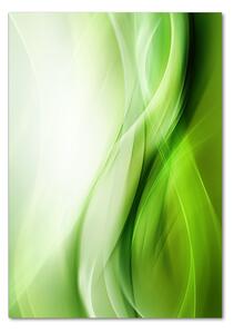 Vertikální Foto obraz skleněný svislý Zelené vlny pozadí osv-84906654